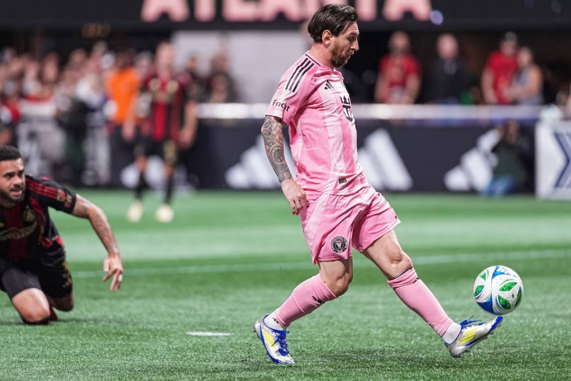 Con un golazo de Messi, el Inter Miami le ganó 2-1 al Atlanta United por la MLS