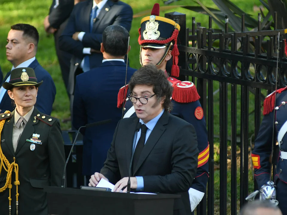 Javier Milei en el homenaje a los Héroes de Malvinas: 