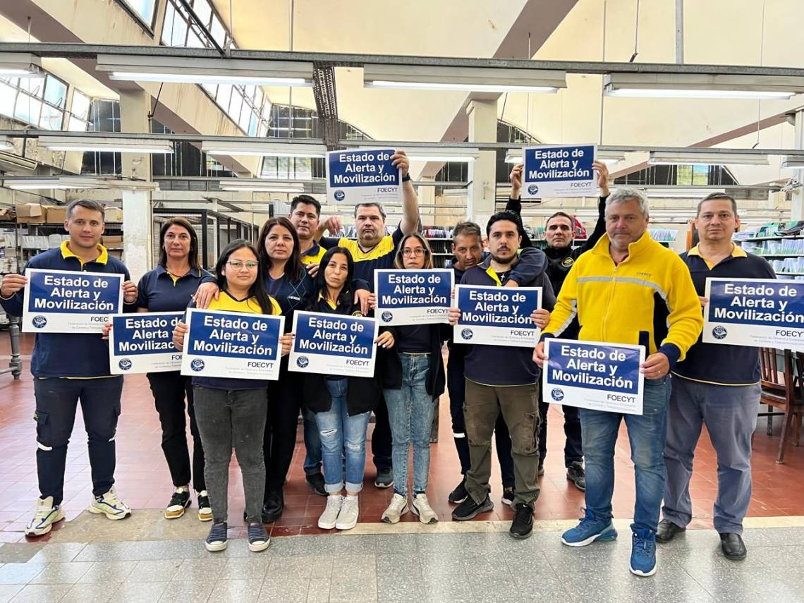 Los trabajadores telepostales se suman al paro nacional del próximo jueves