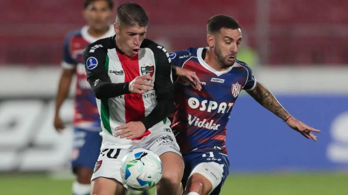 Unión cayó ante Palestino y perdió terreno en la Sudamericana