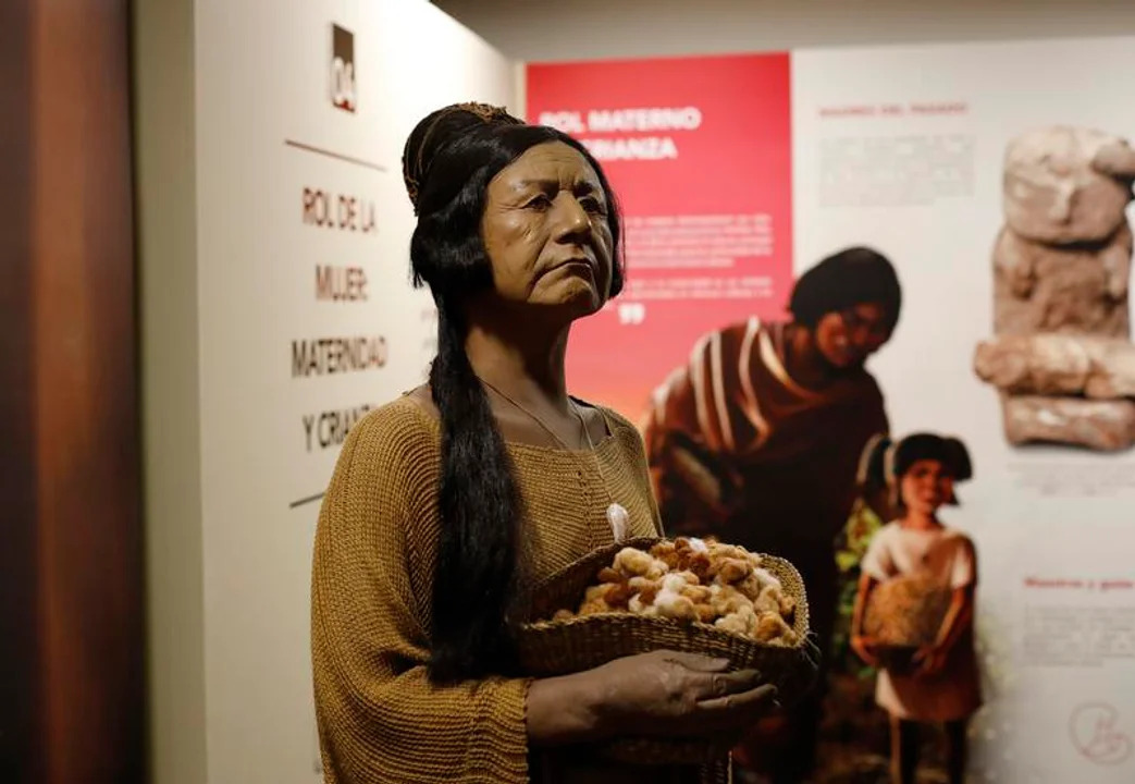 Una exposición resalta la importancia de las mujeres en la antigua civilización Caral de Perú