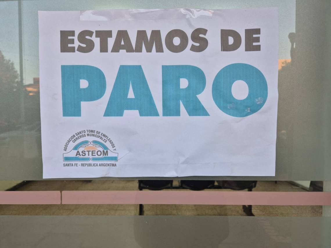 Los trabajadores municipales comenzaron un paro por 48 horas