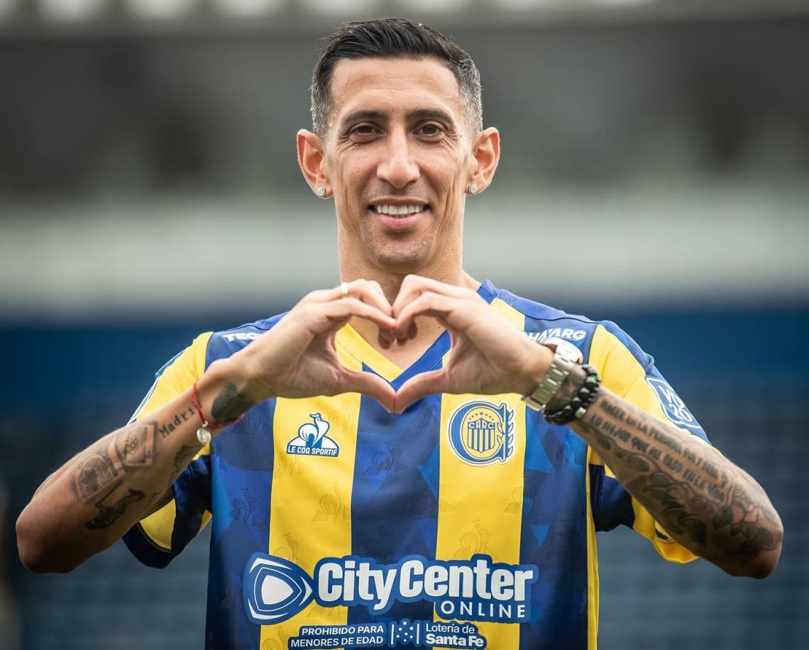 Rosario de fiesta: Di María vuelve a jugar con la camiseta de Central