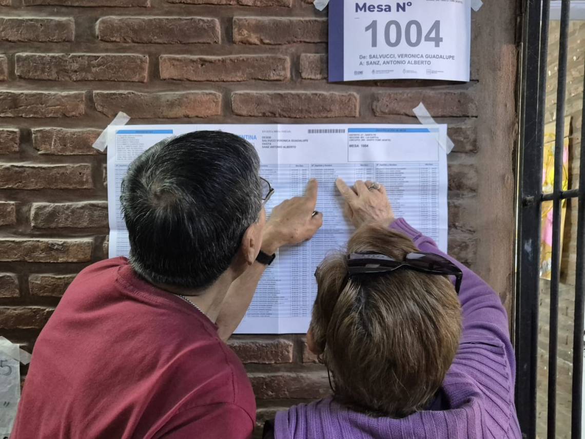 La participación electoral en Santa Fe alcanzó el 28,5% hacia el mediodía