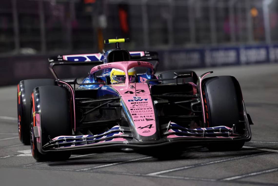 Colapinto mejora pero sigue lejos: 16.º en la FP2 del GP de Las Vegas