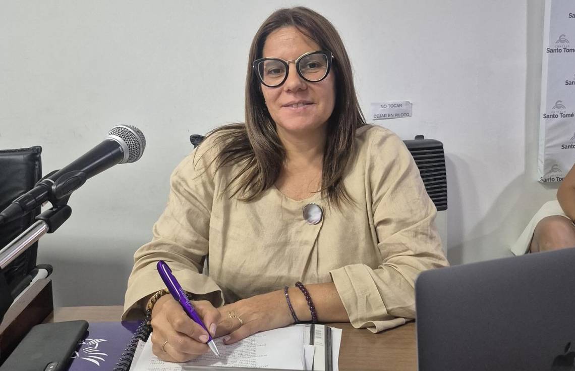 Giselle Miravete, concejal de La Libertad  Avanza. (Crédito: Concejo Municipal)