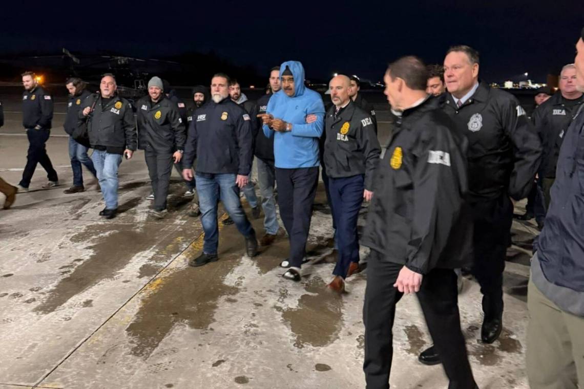 Maduro pasó su primera noche preso en Estados Unidos