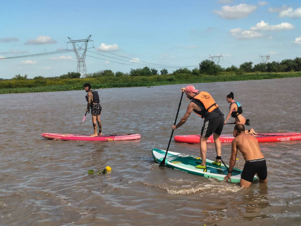 Balance positivo tras la primera competencia interina de SUP en Santo Tomé