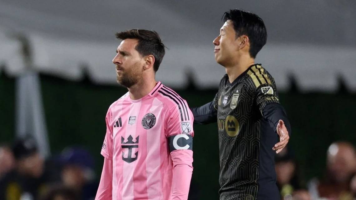 Messi tuvo poco para hacer en la derrota de Inter Miami. 