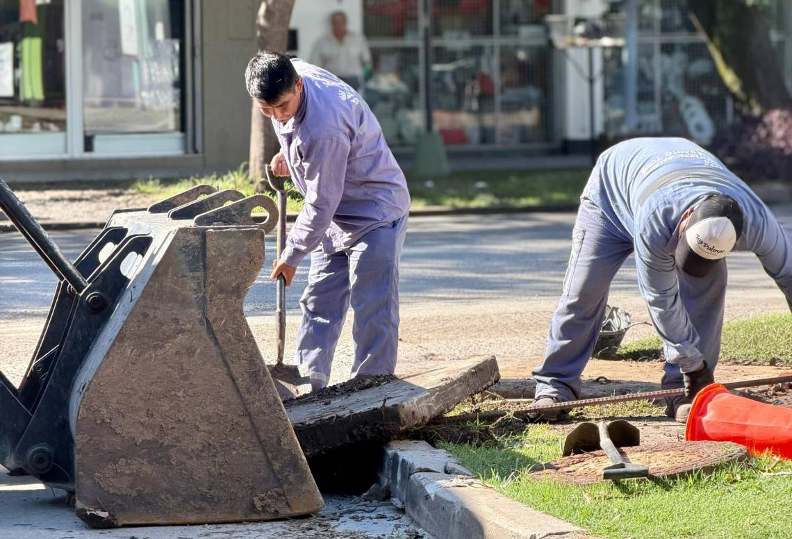 La Municipalidad informó que se desarrollan tareas de limpieza y mantenimiento de desagües. (Foto: MST)