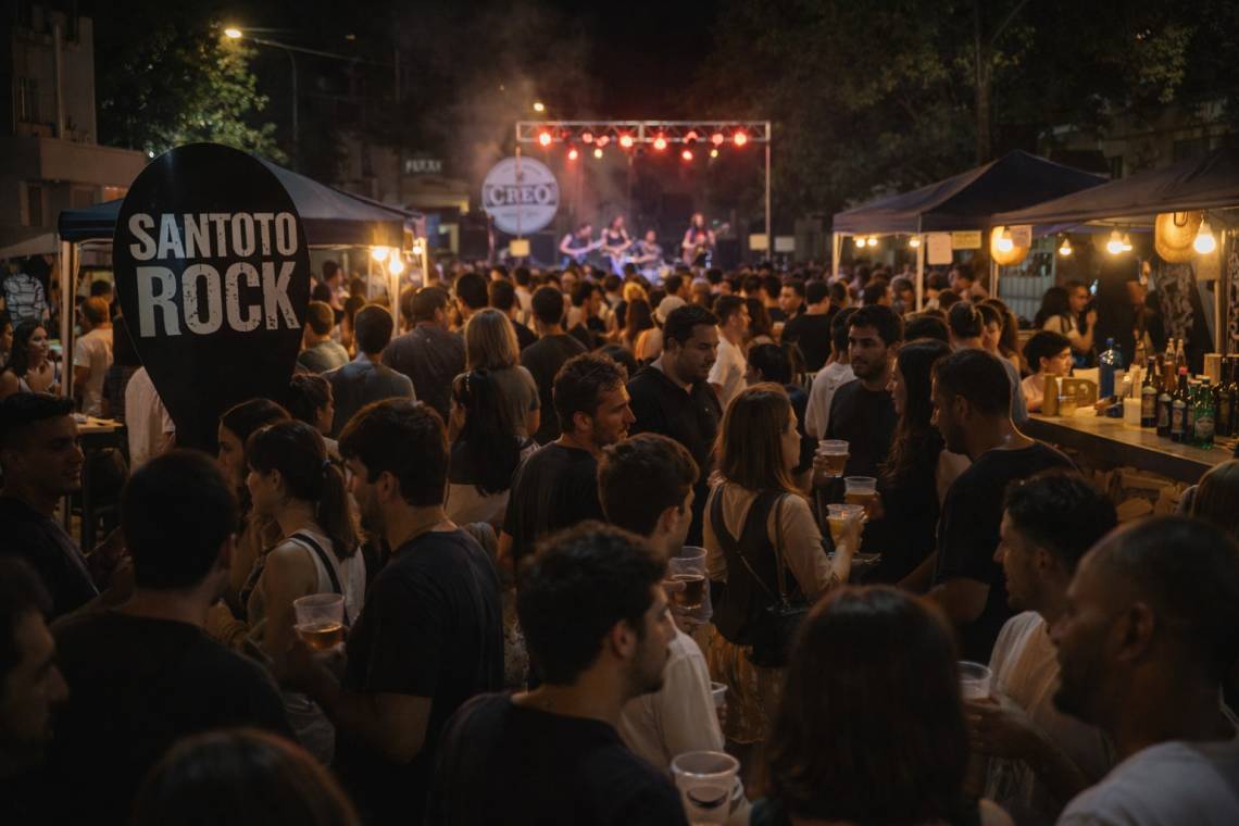 La Previa del Santoto Rock calienta motores para el festival del 21 de marzo.
