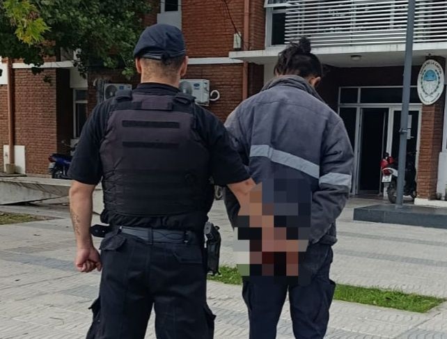 Intentó robar cables y terminó detenido arriba de un árbol