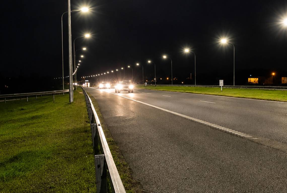 Otro ataque con piedras en la autopista, frente al predio de Colón