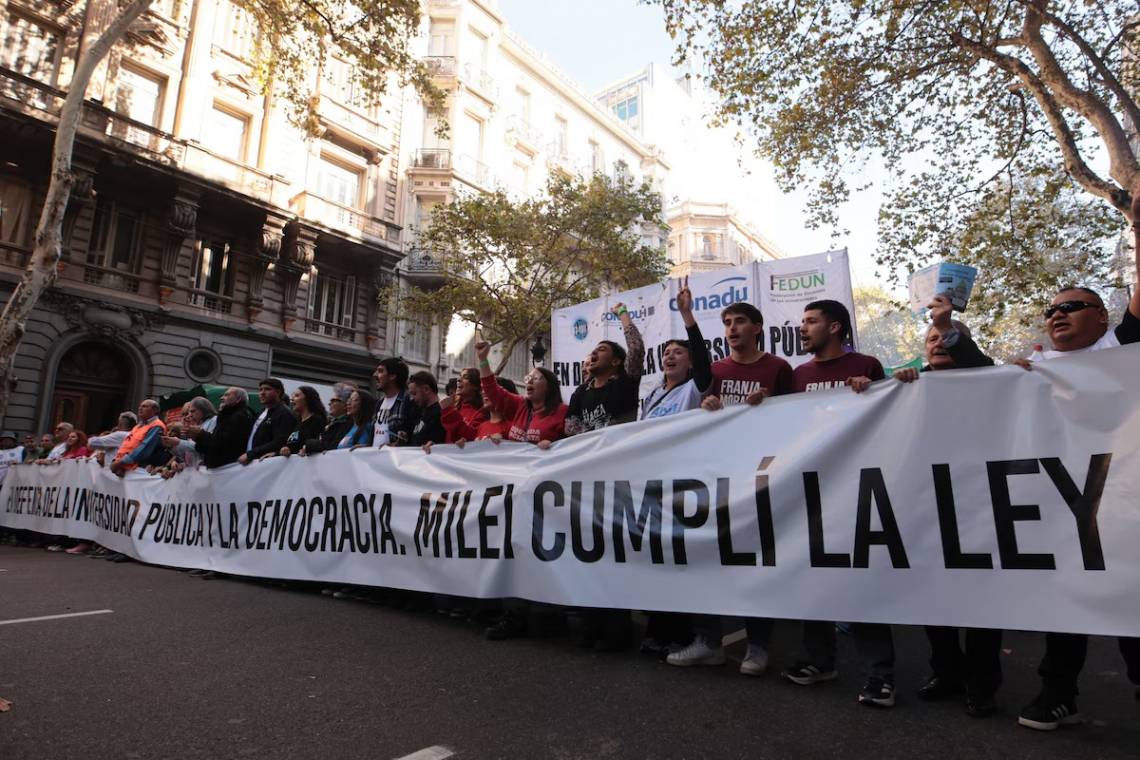 Tras la marcha universitaria, el Gobierno ratificó su postura respecto a la Ley de Financiamiento.