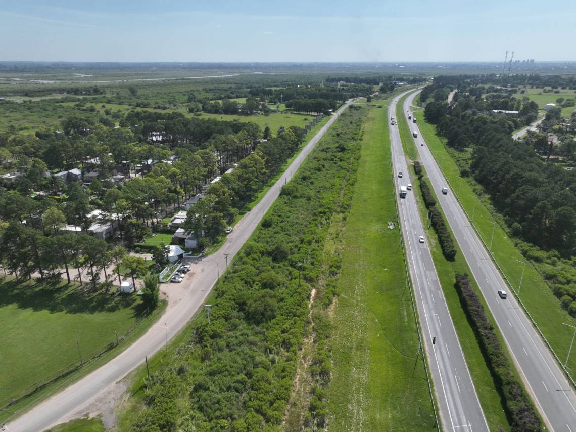 El barrio El Pinar, ubicado al norte de la autopista Rosario - Santa Fe. (Crédito: STD)