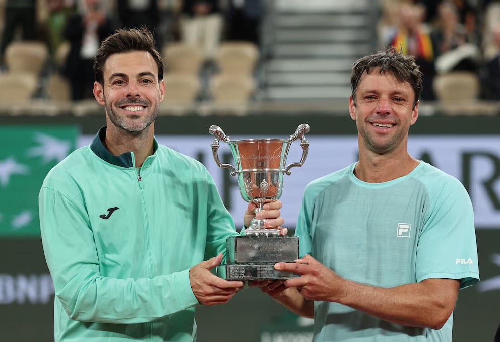 Junto a Granollers, Zeballos obtuvo su tercer Grand Slam en dobles.