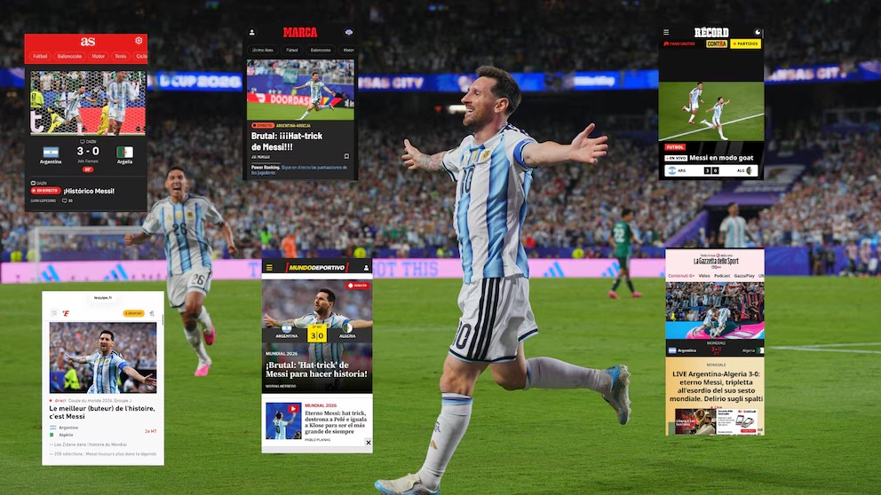 La prensa mundial se rindió a los pies de Messi tras otra noche histórica.