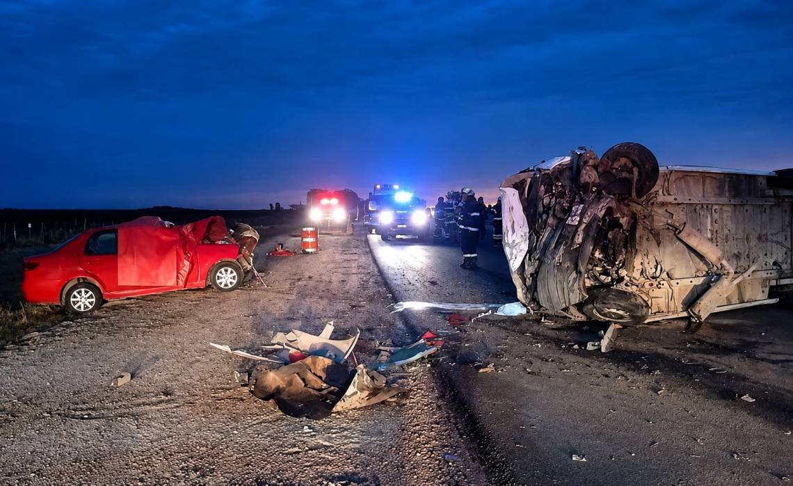Conmoción en Córdoba: dos muertos y 16 niñas heridas en un choque sobre una ruta provincial