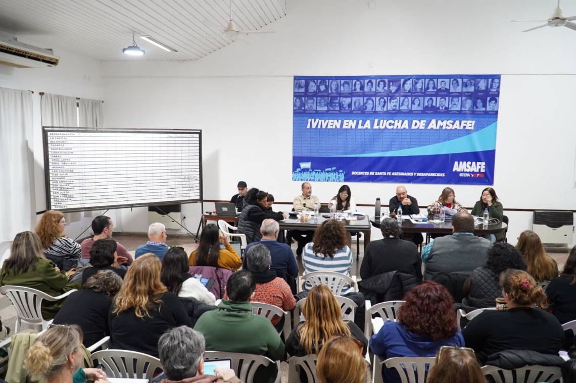 La Asamblea de AMSAFE rechazó la propuesta salarial del gobierno.