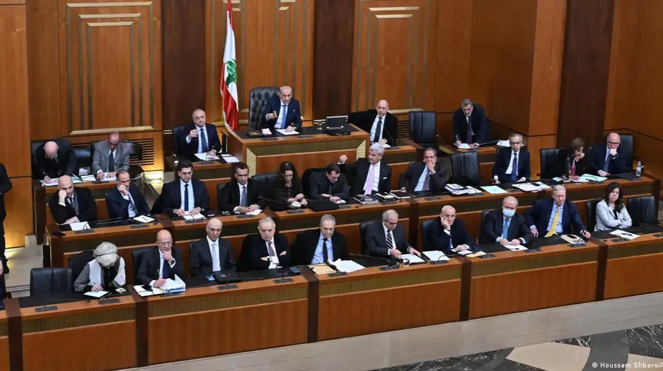 Parlamento de Líbano. (Crédito: Houssam Shbaro/Anadolu/picture alliance)