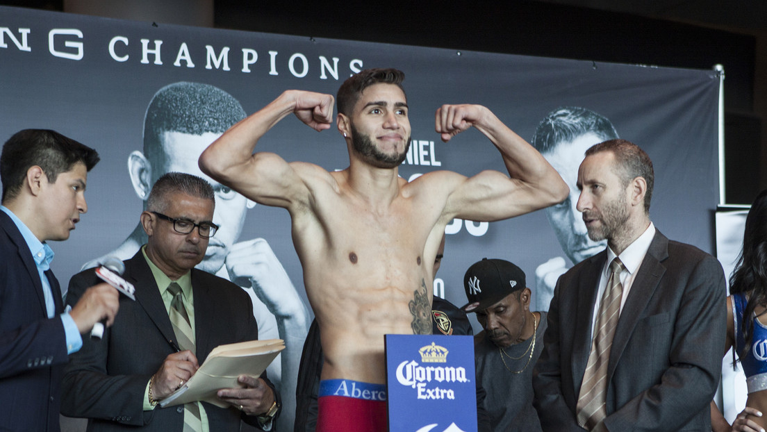 Prichard Colón durante un pesaje. (Crédito: Bill Tompkins / Gettyimages.ru)