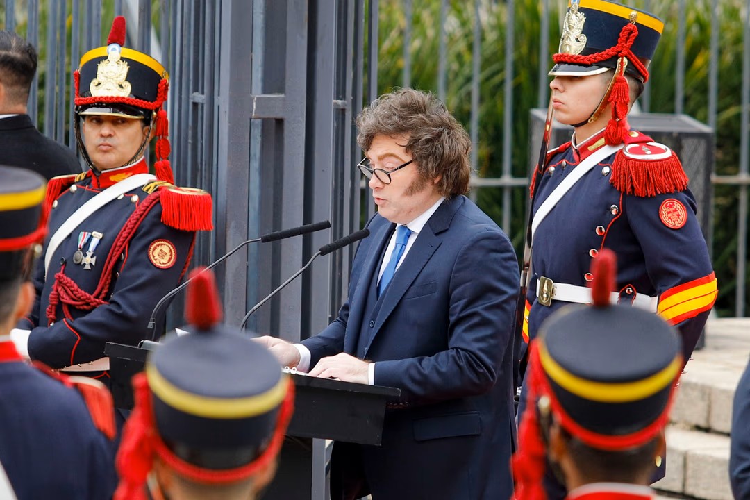 En el homenaje a San Martín, Milei defendió el rumbo de su Gobierno: “Vamos a dar la batalla por la libertad”