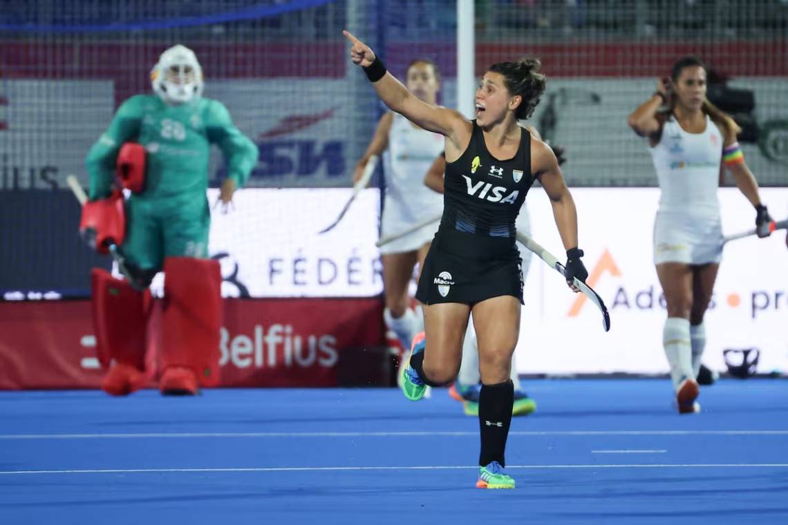 Las Leonas siguen a paso firme en el Mundial. (Crédito: Olivier Hoslet - EPA)