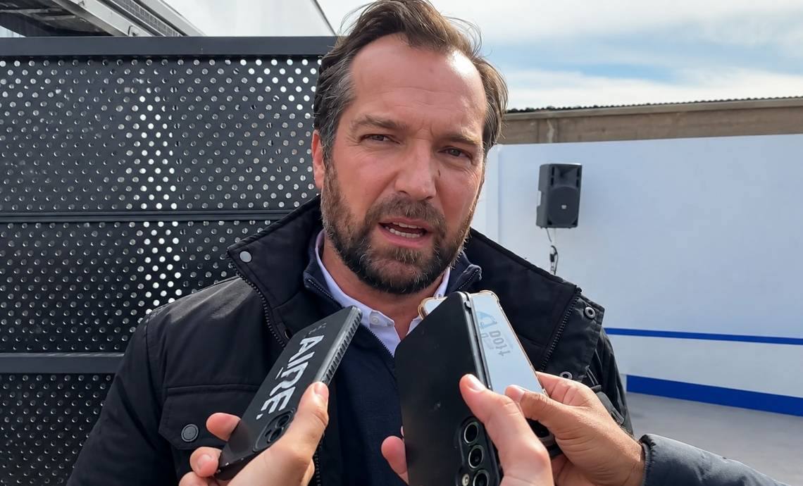 El intendente Miguel Weiss Ackerley, durante la entrevista realizada tras la inauguración del Centro de Salud de Las Vegas. (Crédito: STD)