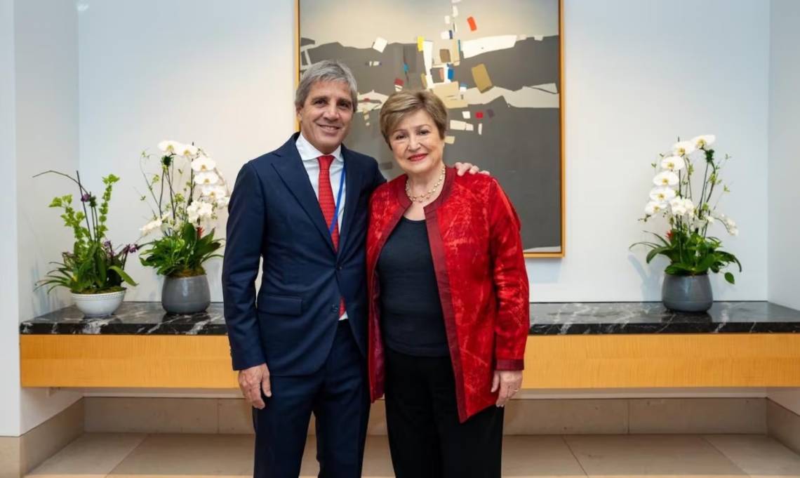 G20: Caputo defendió el plan económico, se reunió con Georgieva y busca reforzar el respaldo de Trump