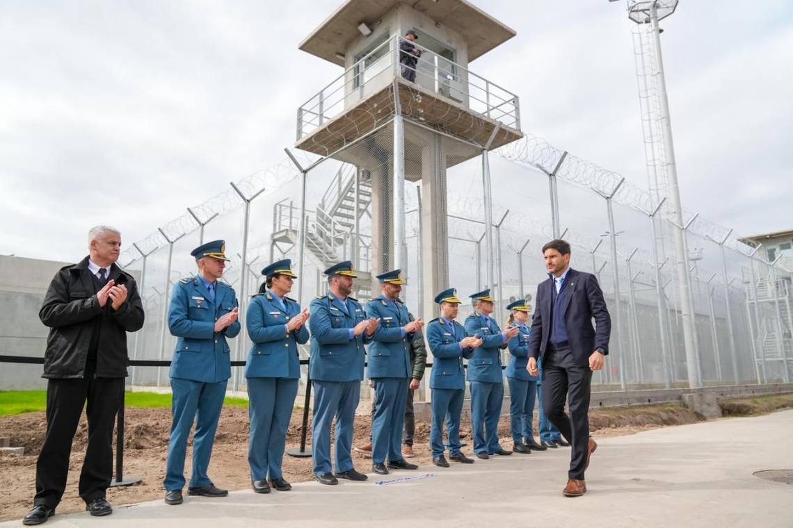 Pullaro encabezó la inauguración de la nueva Unidad Penitenciaria de Recreo. (Crédito: GSF)